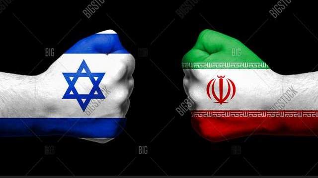 israel and iran flag